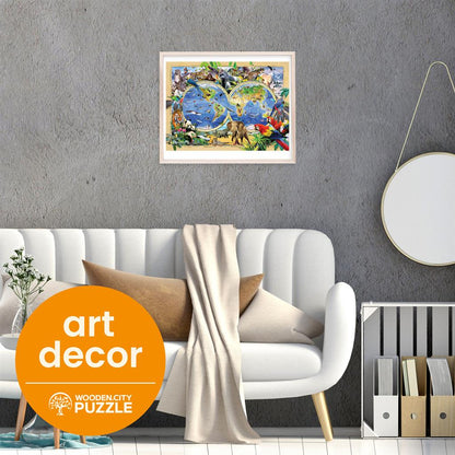 Rompecabezas - Mapa del Reino Animal