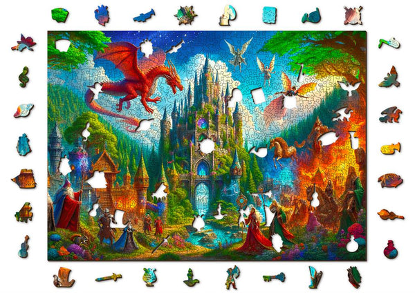 Fantastische kasteelpuzzel 1010p