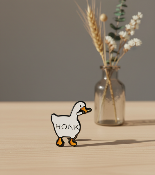 Goose with Honk Knife Pin