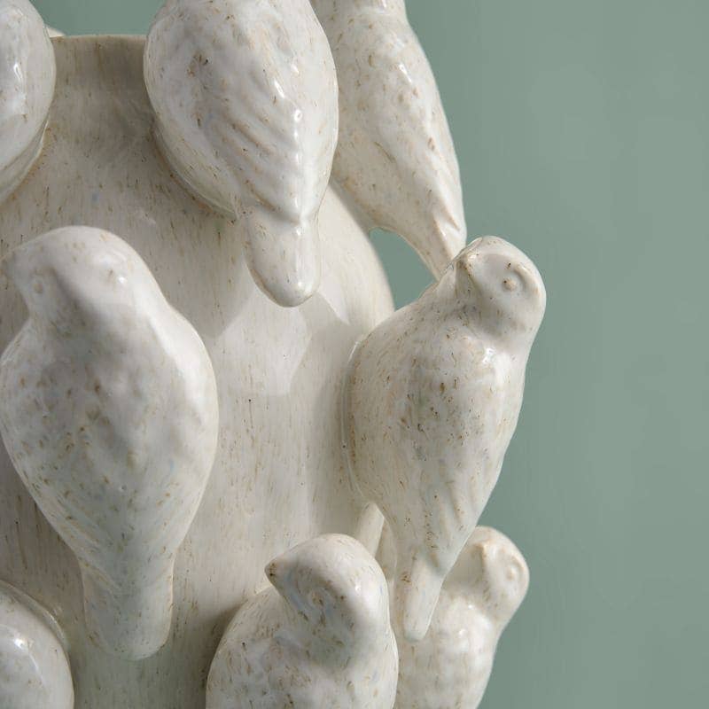 Jarrón Sr. White Birdling