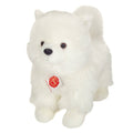 Peluche Spitz Branco de Pé – 35 cm
