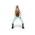 Figurine Cavalière fashion bleue