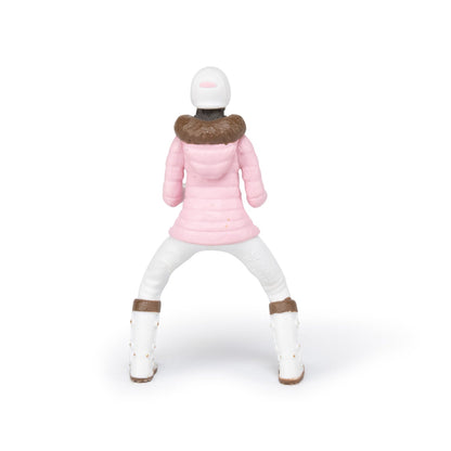 Figurine Cavalière fashion hiver