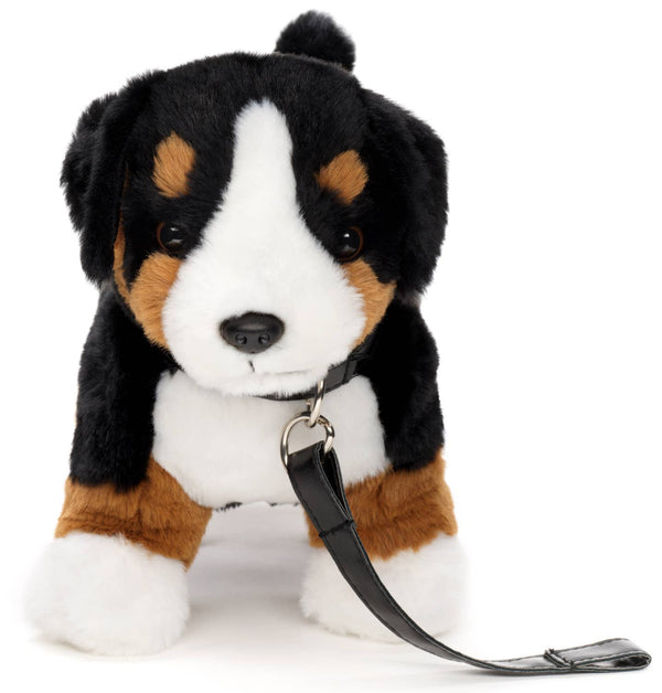 Peluche Bouvier bernois, avec laisse Uni Toys