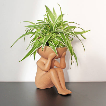 Cache-pot 3D Silhouette Homme