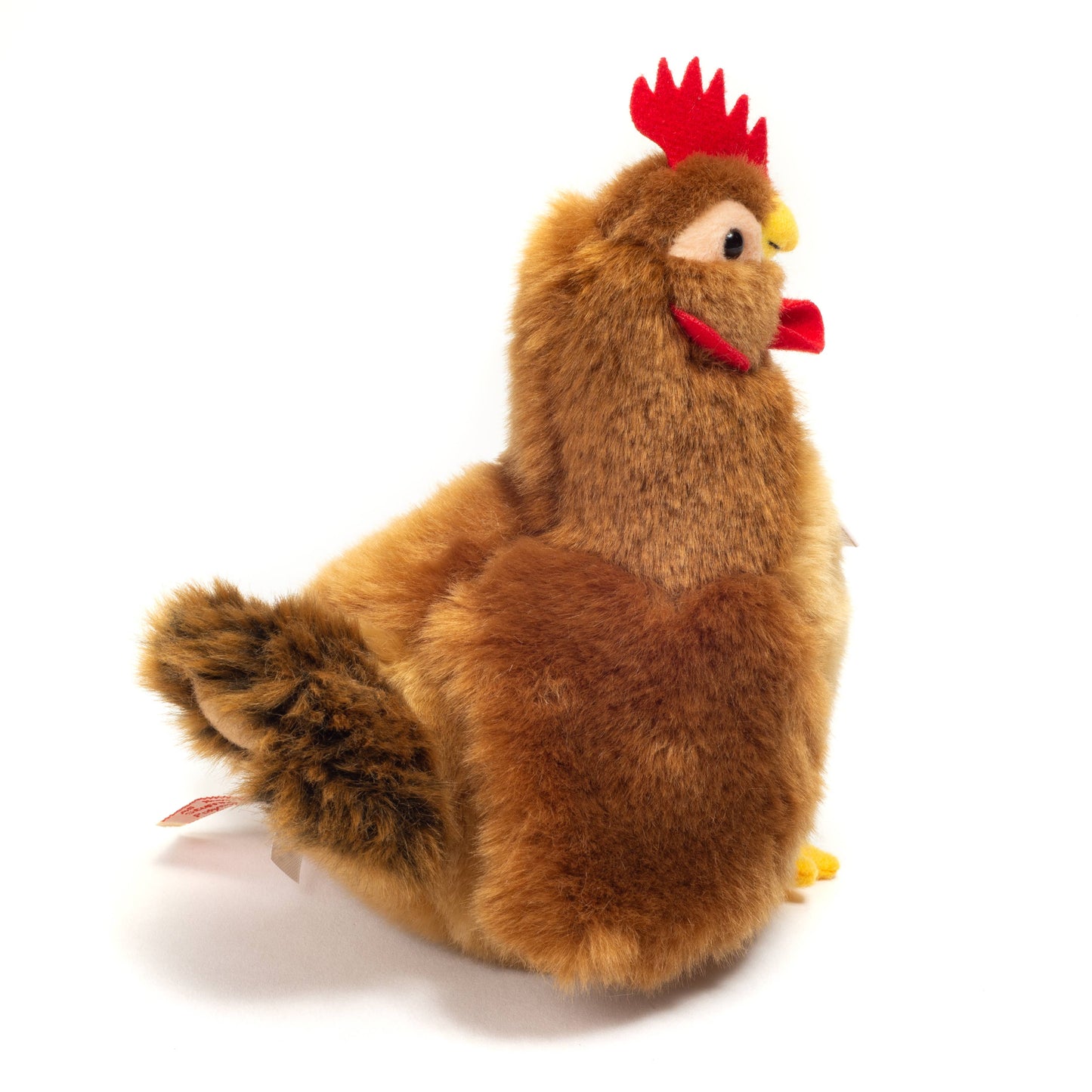 Peluche Poule Marron