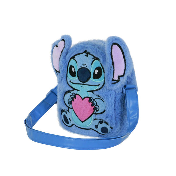 Disney Lilo & Stitch - Peluche a forma di cuore con tracolla