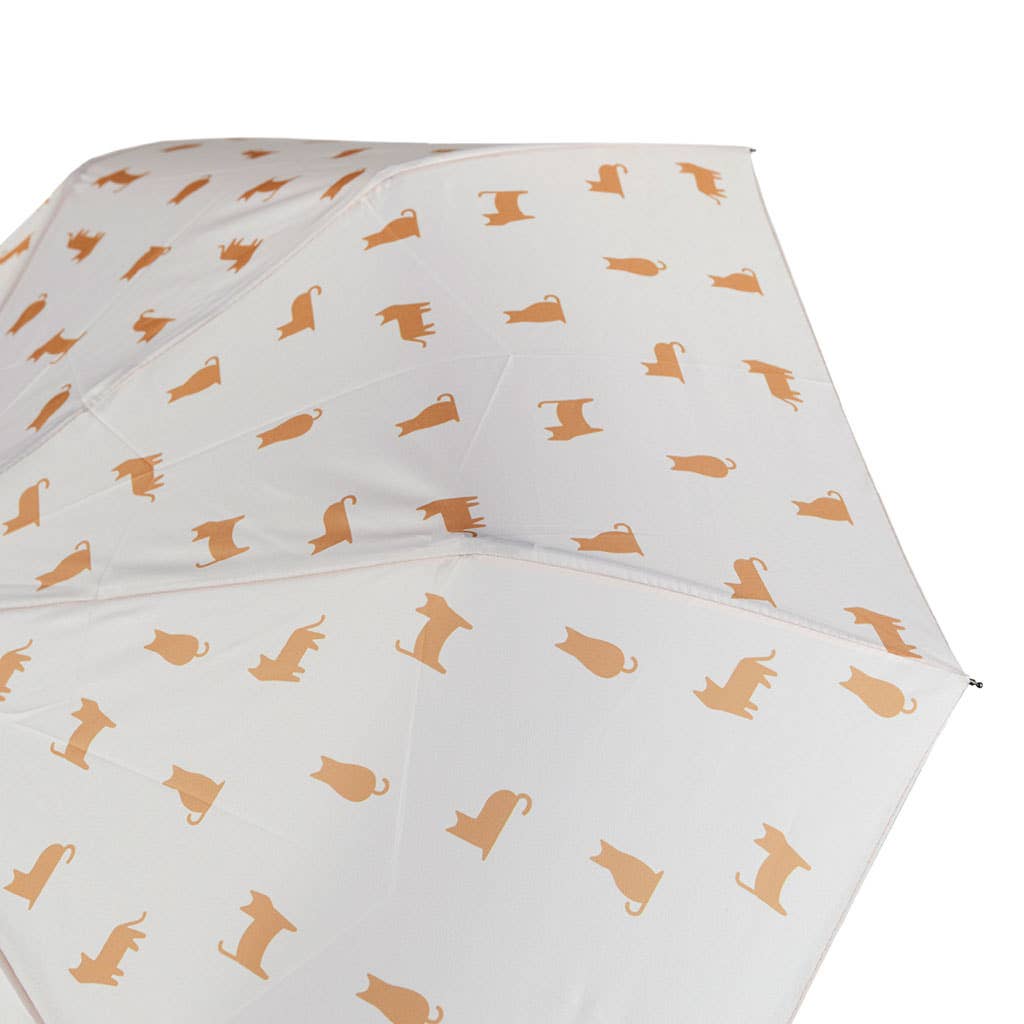 Guarda-chuva Meowmbrella Calico com capa, em neoprene.