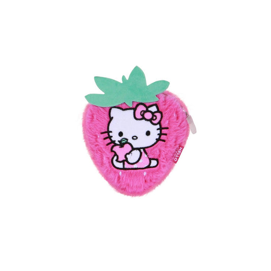 Porte-monnaie Peluche Hello Kitty - Fraise