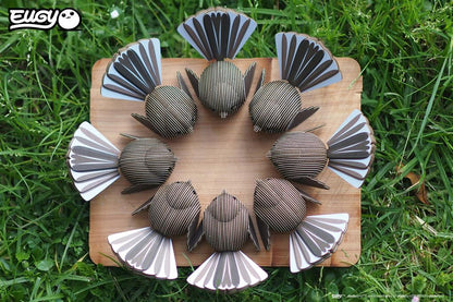 EUGY 3D - Cola de caballo con collar