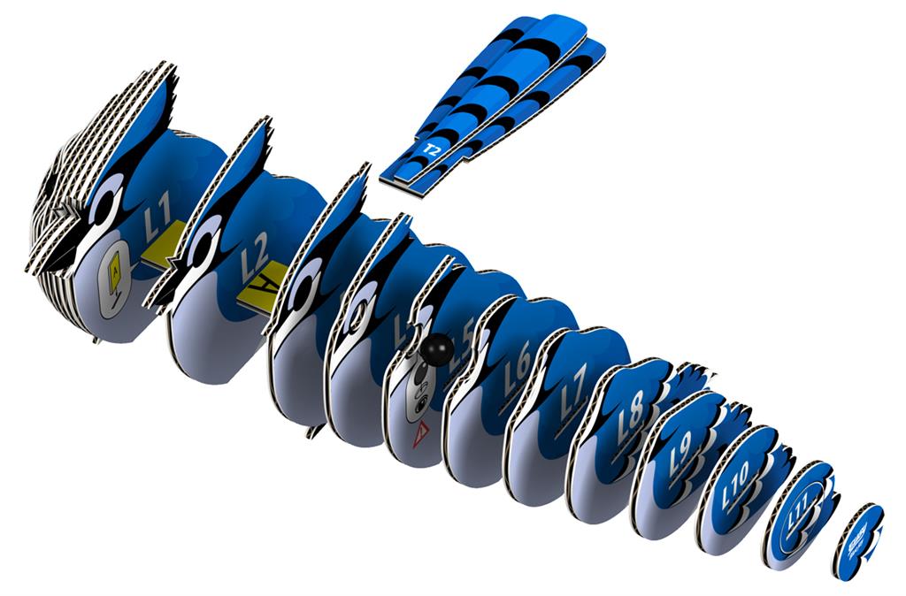 EUGY 3D - Arrendajo Azul