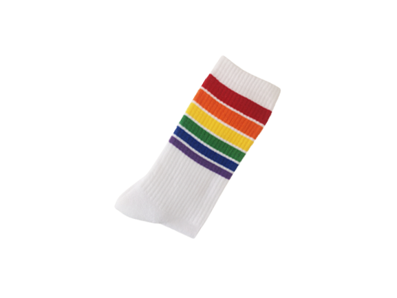 Chaussettes Rayures Arc-en-ciel