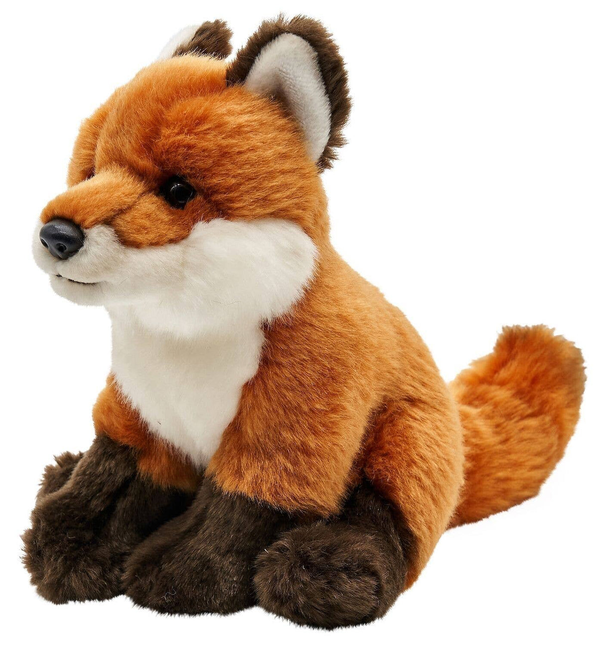 Peluche Renard Roux Assis