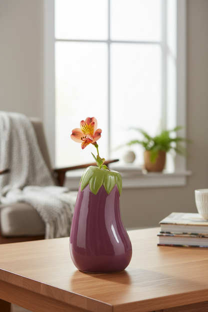 Aubergine Vase