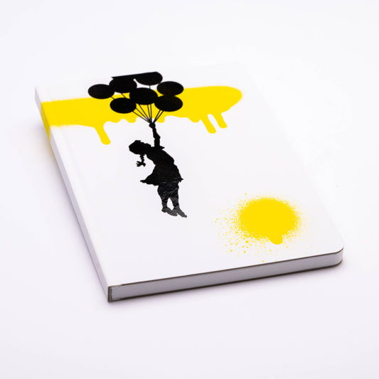 Carnet Stone Paper A5 Graffiti Banksy - Flying Girl