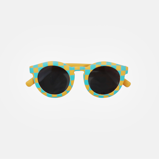 Gafas de sol para adultos - Azul Vichy a juego