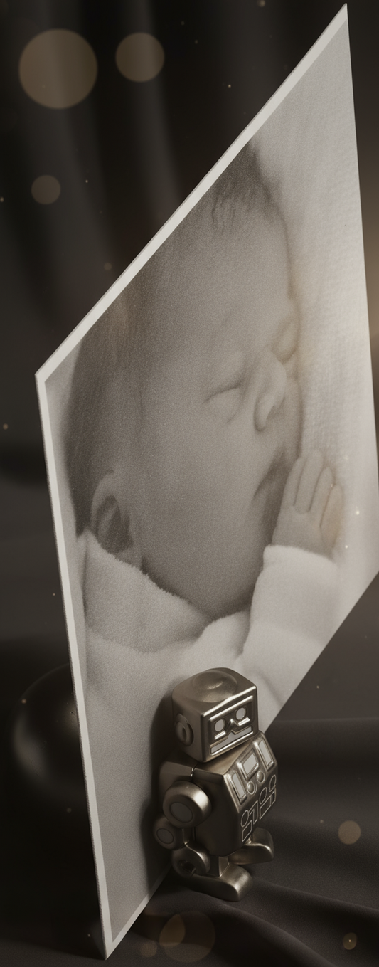 Soporte magnético para fotos con forma de robot