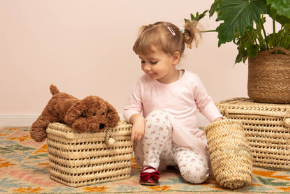 Peluche chien marron