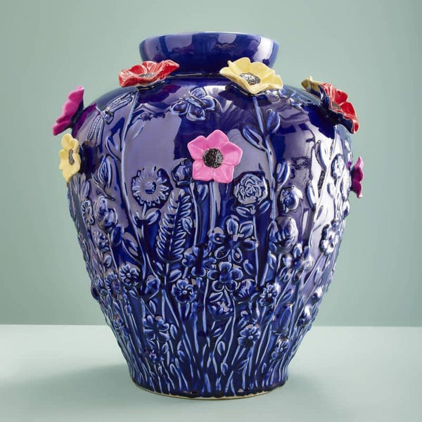 Jarrón Primavera Azul