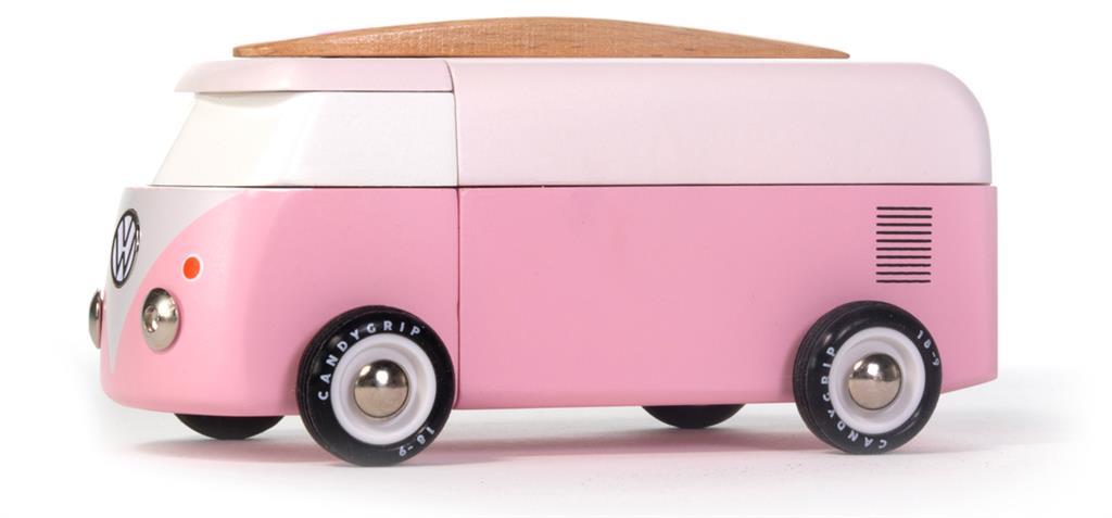 Voiture en Bois Candycar World - Van de Plage Rose