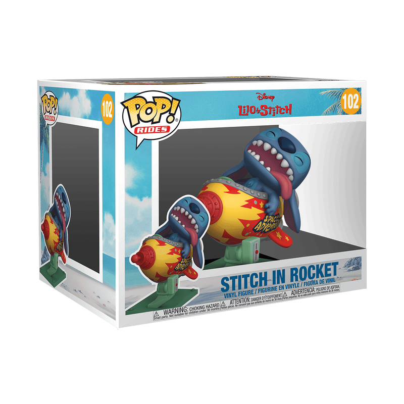 Pop! Rides Stitch dans Rocket