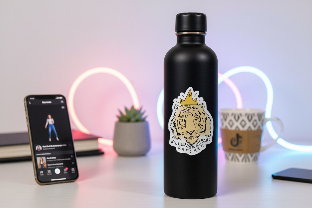 Sticker Roi Tigre
