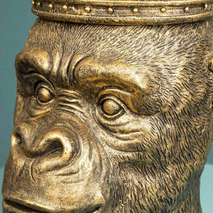 Cabeza de mono Kong, dorada