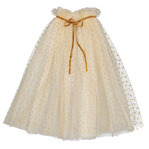 Prinsessencape met gouden hartjes