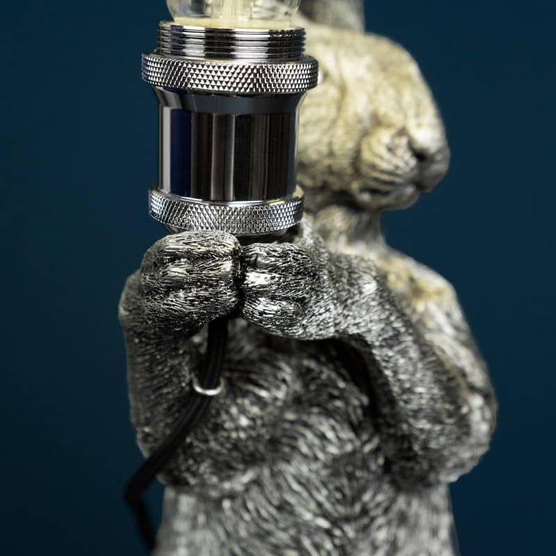 Lampe de Table Lapin Meister Lampe, Argent