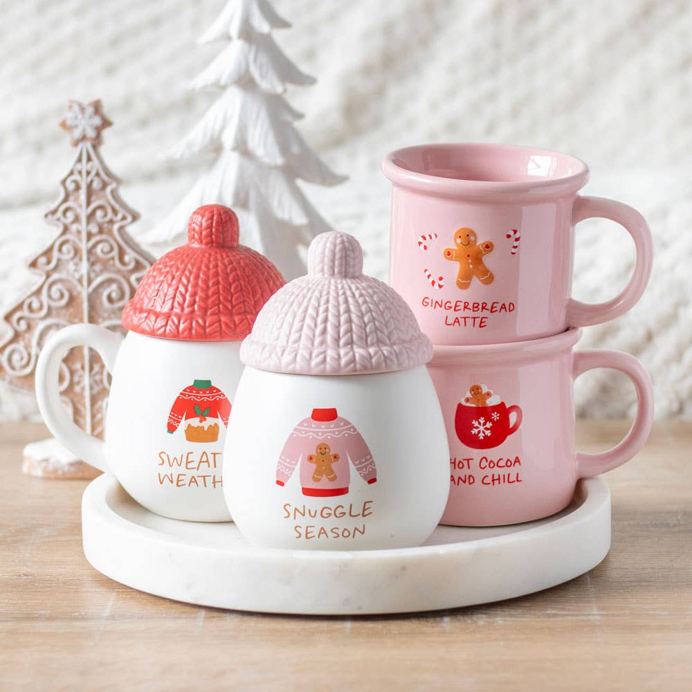 Tasse de Noël Pain d’épices Rose