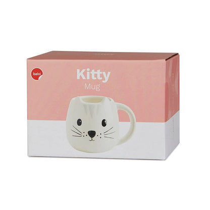 Mug Rond Chat blanc