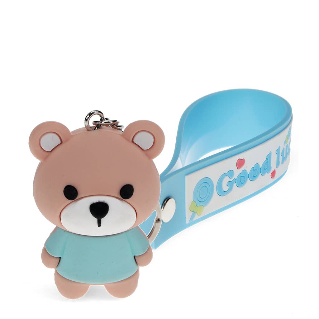 Breloque porte-clés pour sac - ours en peluche