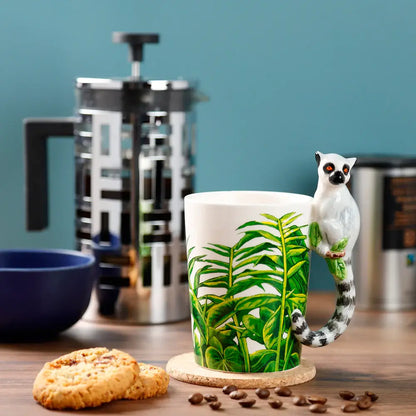 Tazza Lemur con manico 3D Katta Mug