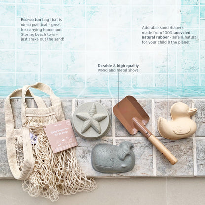 Set de moules à sable Sand Shaper Trio – HEVEA