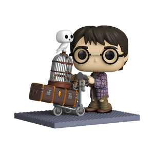 Figura Pop! Deluxe de Harry Potter con carrito de equipaje