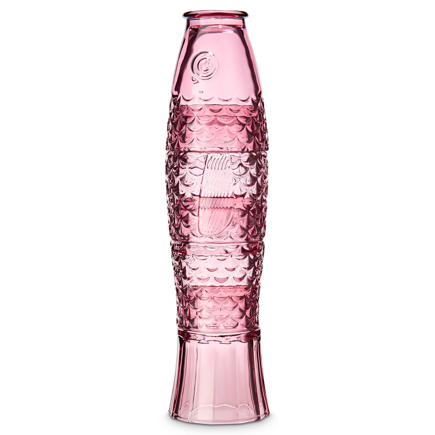 Vasos apilables con forma de pez - Juego de 4, color rosa