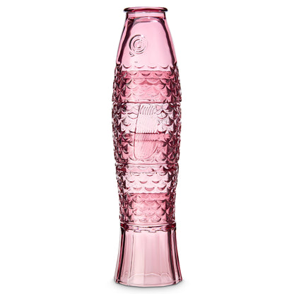 Vasos apilables con forma de pez - Juego de 4, color rosa