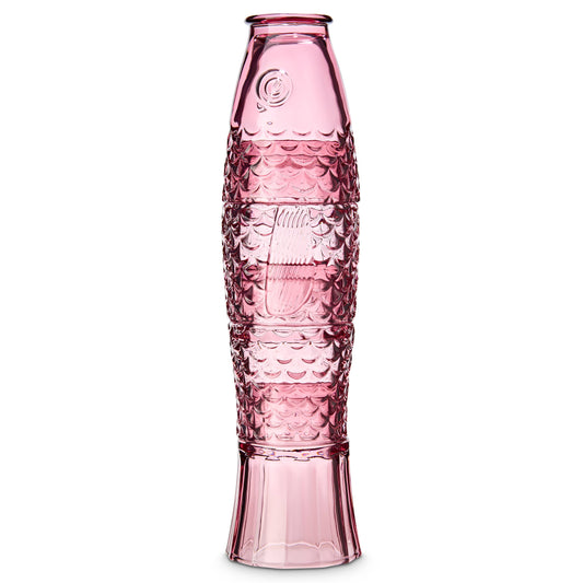 Vasos apilables con forma de pez - Juego de 4, color rosa