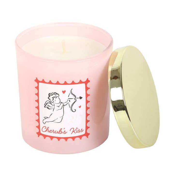 Passionberry Peach Cherub Kiss Valentine's Day Candle