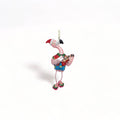 Boule de Noël Flamant rose avec guitare