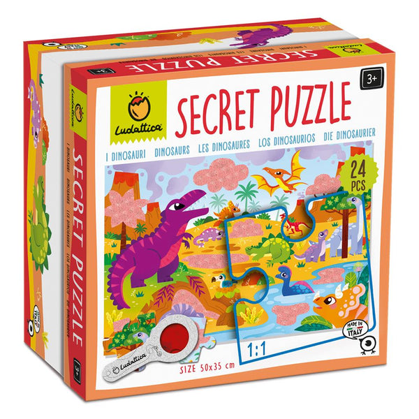 Rompecabezas secreto - Dinosaurios 