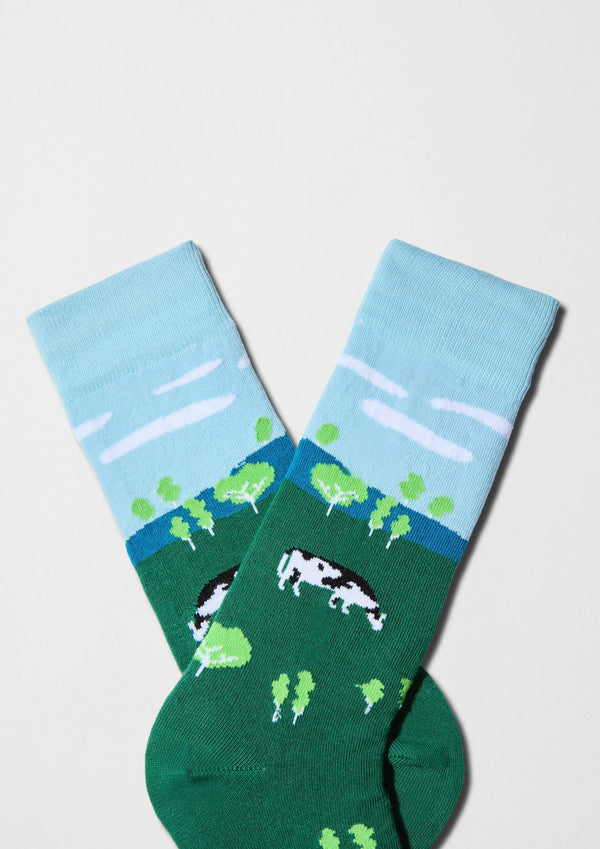 BeFarm Organic Cotton Socks – Green / 36/40