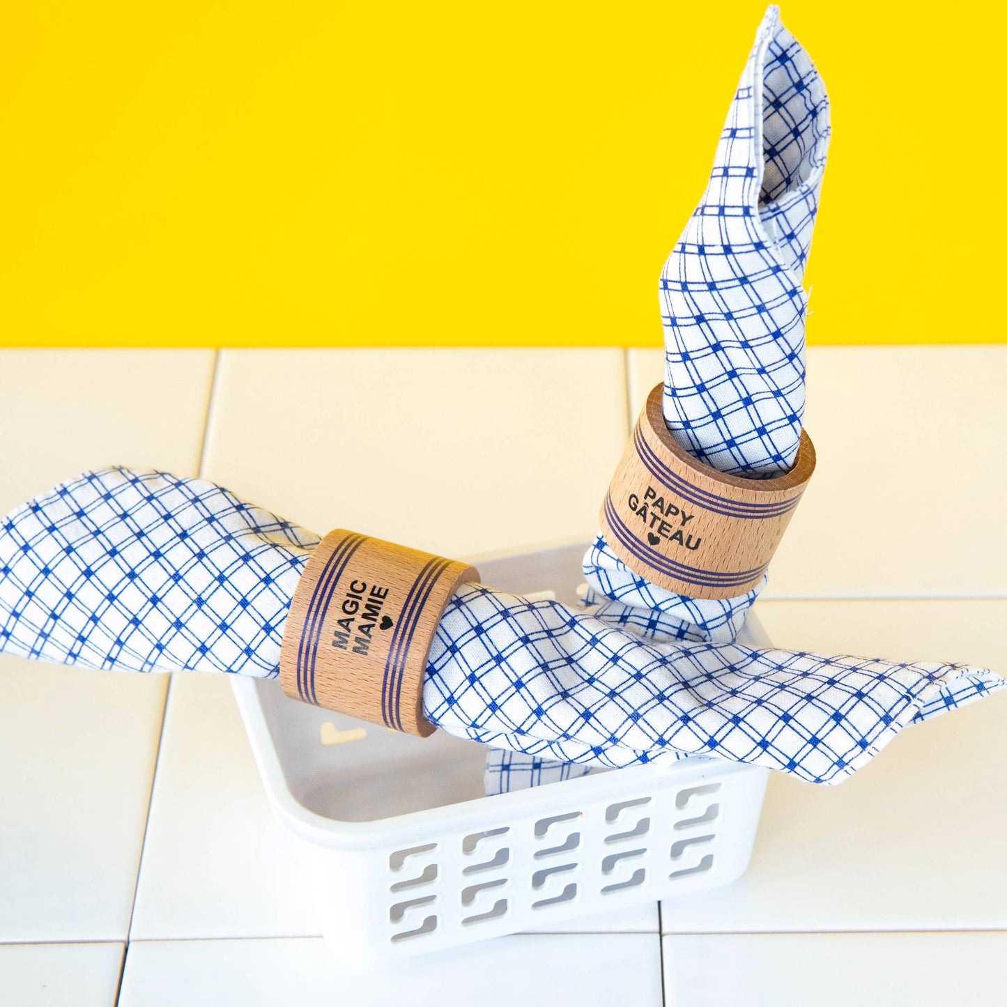 Wooden Napkin Rings – Family Collection