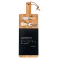 VICTIONARY APERITIF BAMBOO CUTTING BOARD WITH 2 KN - 5905260