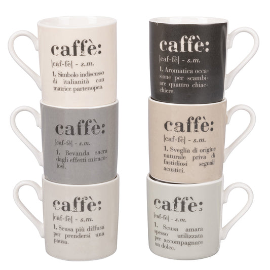 VICTIONARY CLASSIC SET 6 COFFEE CUPS # - 5906603