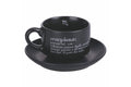VICTIONARY SCORPION COFFEE CUP AND SAUCER SET - 5910688