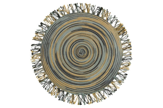 FRINGED PLACEMAT SH GREENERY - 5910922