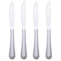 ANTIQUE SET 4 KNIVES 18 0 SILVER POLISHED - 5911362