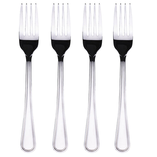 ANTIQUE SET 4 FORKS 18/10 POLISHED SILVER - 5911363