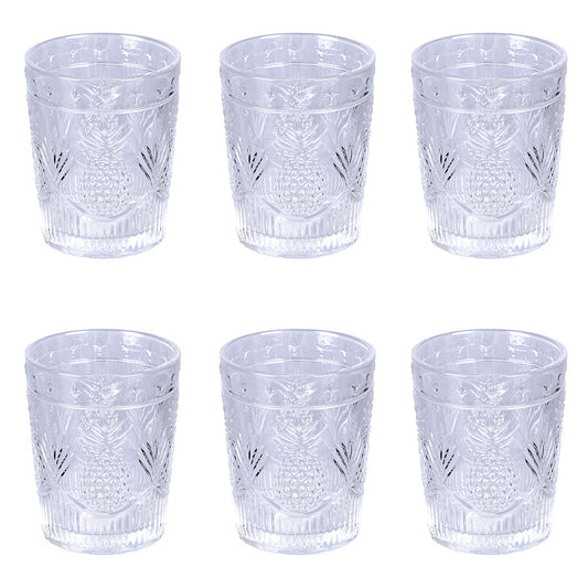 PINA COLADA SET OF 6 TRANSPARENT GLASSES - 5912171
